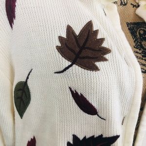 croft & barrow Tops - Croft & Barrow | Leaf cardigan sweater | #17 croft & barrow Tops - Croft & Barrow | Leaf cardigan sweater | #17
